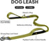 PetiFine 6FT Heavy Duty Dog Leash with Soft Padded Double Handle, Durable Strong Clasp Dog Leashes, Reflective Nylon Walking Lead for Large,Medium,Small Breed Dogs, Green