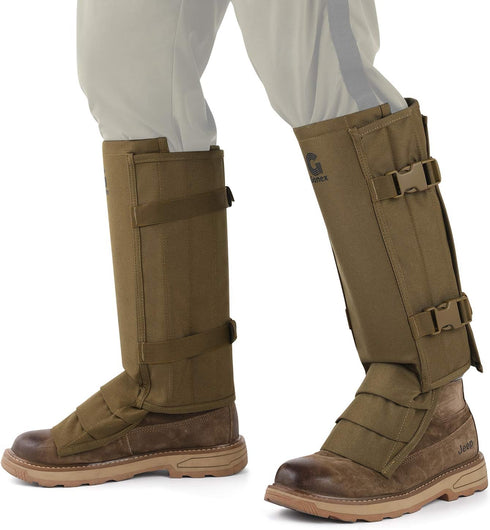 Gonex Waterproof Snake Gaiters, Snake Bite Protection for Lower Legs, Adjustable Size, Pack of 1, Fit for Men & Women