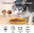 8 Pcs Cat Food Dish, 5.9 Inch Shallow Wide Flat Bowl, Whisker Friendly Colorful Dishes for Kittens