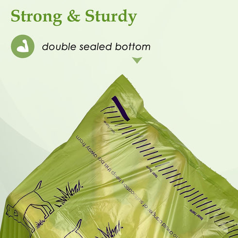 Wowflash 720 Count 13 9Dog Lavender Scented x Poop Bags Rolls, Leakproof Strong & Sturdy Waste Bags for Doggie Cat Pet
