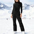 YRAETENM Ski Bibs Women Winter Insulated Snow Pants Snowboard Overalls Outdoor Waterproof Windproof Adjustable