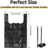 Eiszhjk 60 Count Hammer, Pooper Scooper Bags Compatible with Arm and Dog Waste Bags with Easy-Tie Handles, Extra Thick