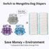 3 Pack Reusable Dog Diapers Female Doggie Diapers for Period Heat Incontinence Puppy Training (Large, PurpleFlower)