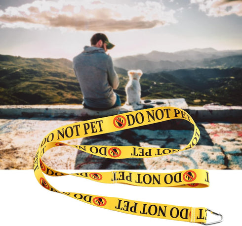 JXGZSO Do Not Pet Dog Lead | Not Dog Friendly/No Eye Contact | Give Me Space Dog Leash Wrap