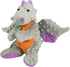 goDog Dragons Squeaky Plush Dog Toy with Chew Guard Technology, Durable Fabric