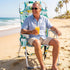 NAICKUC Backpack 5-Positions Folding Tall Beach Chairs for Adults, Adjustable Portable Recliner, Aluminum Frame