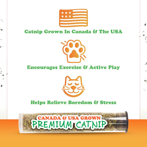 Meowijuana Refillable Cat Toys | Get Spacey - Planet and Meteor Catnip Toys | Includes Potent Hand Harvested Catnip