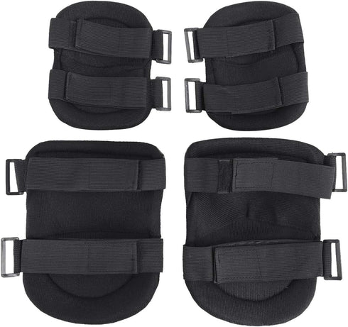 PURFUN Adjustable Cycling Knee Braces Elbow Pads, 4PCS Protector Gear for Inline Skating
