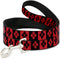 6 Feet Long Dog Collar with Seatbelt Buckle - 1" Wide