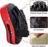 TLBTEK MMA Taekwondo Kick Shield - Muay Thai Karate Kickboxing Training Pads - Curved Leather Strike Shield