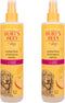 Burt's Bees for Pets Waterless Shampoo Spray with Apple and Honey, 10 Ounces - Cruelty Free Dry Dog Shampoo, 2 Pack