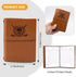 Golf Scorecard Book, Leather Golf Journal Notebook with Pencil, Yardage Book, Pocket Golf Score Book