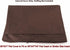 Dogbed4less Waterproof Internal Duvet Case for Jumbo/XXXL Large 55"x47"x4" Memory Foam Pad Pet Bed - 59"x51" FLAT