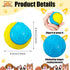 Dog Balls, 4-Pack Squeaky Balls for Large and Medium Dogs, Interactive Toys for Play and Training, 2.5 Inch