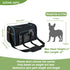 Soundy Large Cat Carrier, Portable Soft Sided Carrier for Cats and Small to Medium Dogs under 25 lbs, Black