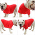 Lovelonglong Pet Clothing Dog Costumes Basic Blank T-Shirt Tee Shirts for Small Dogs, Red S