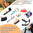 VECKYJL Set, 10Pcs Horse Grooming Kit, Horse Brush Horse Cleaning Kit with Brush, Sweat Scraper, Curry Comb, Hoof Pick
