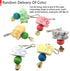 Bird Grinding Beak Calcium Stone with Bell, 6-Pcs Chewing Toys for Chinchilla, Bunny, Budgie