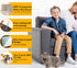 Cat Scratch Deterrent Tape - 12 x 17 Inches 8 PCS, Clear Double-Sided Anti-Scratch Training Tape for Furniture