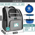PetAmi Dog Backpack Carrier for Small Large Cats, Airline Approved, Ventilated Hiking Bag, Up to 18lbs, Grey