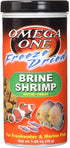 (3 Pack 1.28 Oz Omega One Freeze Dried Brine Shrimp