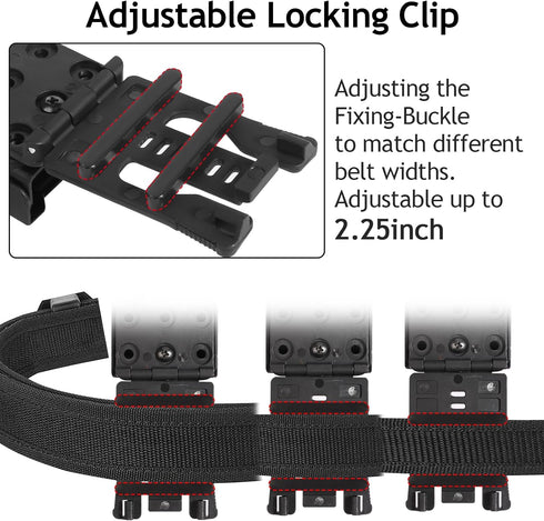 JUNESEAKER 7 Tourniquet Holder, Tactical Tourniquet Holder with Upgraded Locking Clip Tourniquet Holster Tourniquet