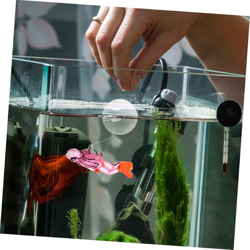 Floating Diver Cute Fish Tank Accessories - Glow in The Dark Diver Decorations, Luminous Model Resin