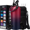 87 oz Insulated Water Bottle with Straw - Stainless Steel Sports Water