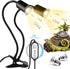 TFNN Reptile Heat Lamp, Double-Head Heat Lamp with Clamp, UVA UVB Reptile Light