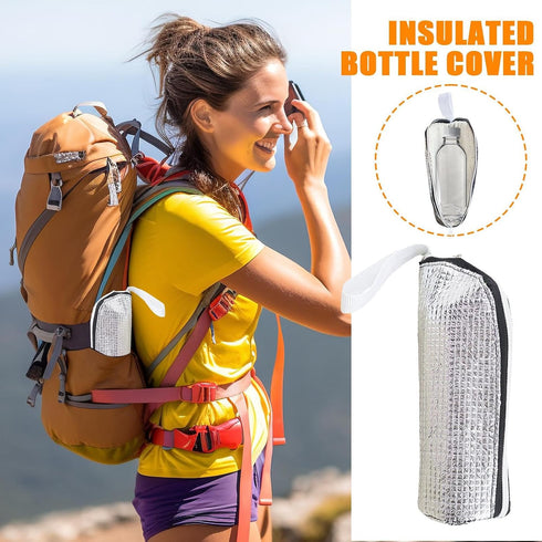 LAFANDE Backpack Insulated Baby Bottle Bags, Portable Travel Thermal Baby Bottle Warmer Bag, Waterproof Bag Cooler Bag
