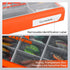KastKing HyperSeal Waterproof Tackle Box, 3600 and 3700 Tackle Trays, Fishing Box Organizer with Removable Dividers