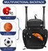 WOLT Baseball Bag Backpack for Youth and Adults, Multifunctional Softball Bag with Separate Helmet Compartment