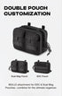 Backpacks Black Tactical Molle EDC Pouch - Admin Pouch with Molle Attachments