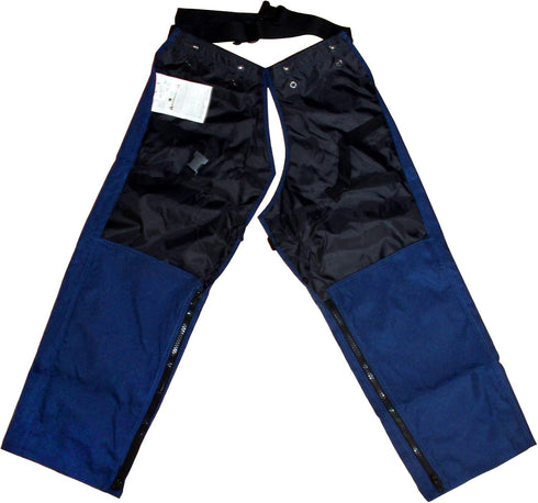 Protective Trimmer Safety Chaps, Size 40", Navy Blue