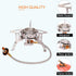Portable Backpacking Stove with Piezo Ignition, Windproof Camping Gas Stove for Outdoor Camping Hiking Picnic