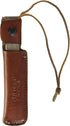 Old Timer HS1 Honesteel - Steel Construction with Brown Leather Sheath for Outdoor, Survival, Hunting, Camping