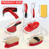 9 Set, Pieces Grooming Kit with Tote Bag - Brush Sweat Scraper, Sponge, Hoof Pick, Curry Comb for Horse Riders