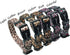 Dog Collar Leash Set, Adjustable Leopard Pattern for Puppy Dogs, Polyester Material (XS, Light Coffee Leopard)