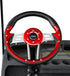 Roykaw Golf Cart Universal Steering Wheel for EZGO RXV TXT, Club Car DS Precedent, Yamaha G29 Drive