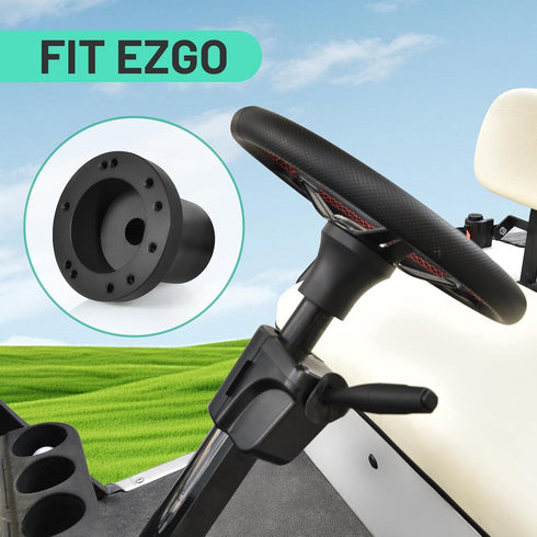 Golf Cart Steering Wheel Adapter for EZGO TXT & RXV Golf Cart Accessories