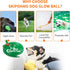 SKIPDAWG Interactive Squeaky Light Up Dog Ball | Glow in Dark, Floating Toy, Durable TPR, 2.5 Inches
