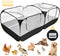 Jhua Pet Playpen for Small Animals, Portable Chicken Run with Detachable Bottom
