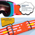 Kids Ski Goggles, Snow Ski Goggles for Youth and Teens Boys and Girls Ages 5-14
