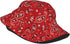 Turquoise Paisley Bucket Hat for Women Men, Summer Art Fisherman Cap Fishing Sun Hats for Outdoor,Unisex