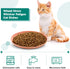 Gerrii 12 Pieces Shallow Cat Bowls, 6 Inch Wheat Straw Cat Food Dish for Kittens and Short Legged Cats