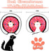 Dog Cone, Dog Surgery Collar, Inflatable Cone for Small Medium Large Dogs, Pink Doughnut Dog Cone Collar, Does Not