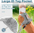 BARKBAY No Pull Dog Harness with ID Tag Pocket - Heavy Duty, Reflective, Easy Control for Large Dogs (Grey, M)