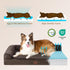 EHEYCIGA Memory Foam Orthopedic XL Dog Bed, Washable with Waterproof Lining, Removable Cover, Nonskid Bottom, 44x32