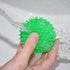 Squeaky Fetch Spike Balls TPR Toys for Small Dogs, Puppy Rubber 6 Pack, Bright Colors Chew Teething Toys