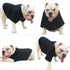 Lovelonglong Pet Clothing Dog Costumes Basic Blank T-Shirt Tee for Large Dogs, Black XXXXL